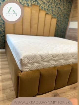 ✨ Posteľ, ktorá je viac než len kus nábytku. Na mieru navrhnutá v štýle Art Deco, ručne vyrobená s dôrazom na každý...